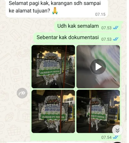 Pengiriman Papan Bunga Selamat Gunungsugih Salem